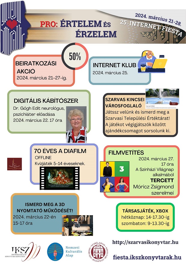 25. Internet Fiesta @ Szarvasi Városi Könyvtár | Szarvas | Magyarország